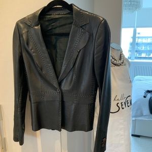 Leather Blazer